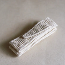 Load image into Gallery viewer, Organic Oat Waffle Tie-Up Hairband