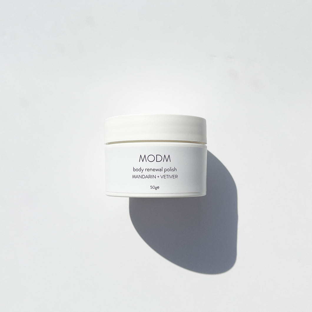 MODM Mini Body Renewal Polish - Mandarin + Vetiver 50g