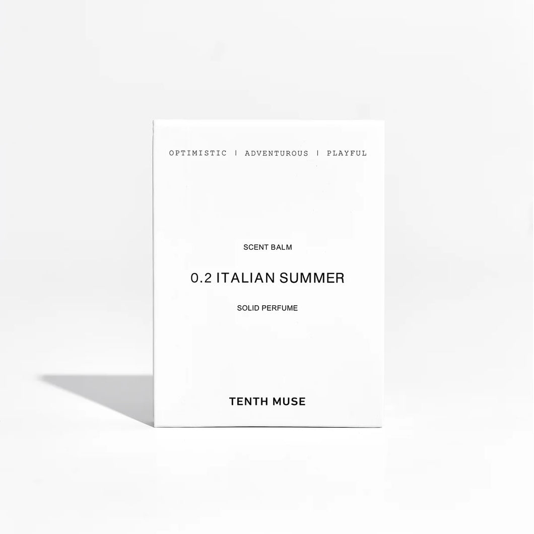 Tenth Muse Italian Summer Solid Perfume Balm