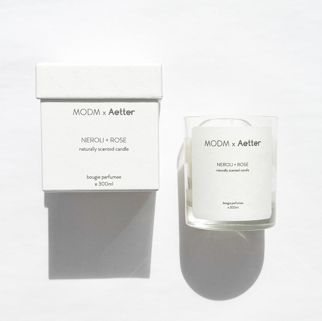 MODM x Aetter Neroli + Rose Scented Candle