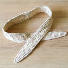 Load image into Gallery viewer, Organic Oat Waffle Tie-Up Hairband
