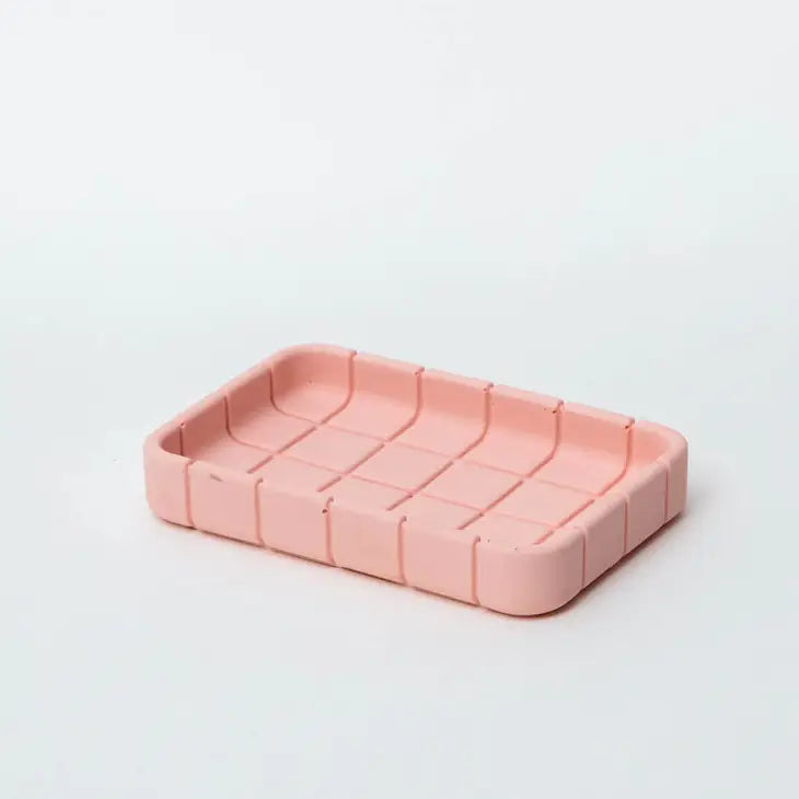 Tile Soap Dish - Pink