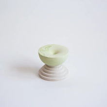Load image into Gallery viewer, Grey + Olive Marble Incense Holder
